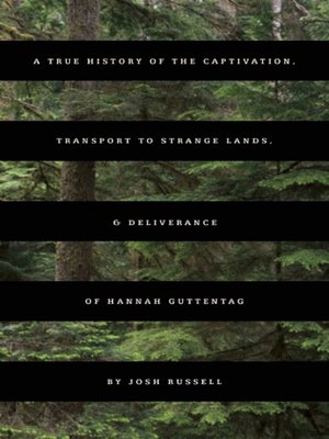 cover image of A True History of the Captivation, Transport to Strange Lands, & Deliverance of Hannah Guttentag